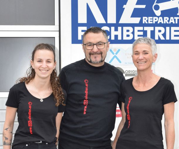 Familie Siedler vom WiWi-Mitgliedsbetrieb Autodienst Siedler