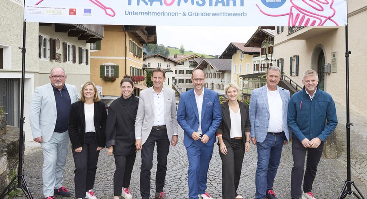 TRAUMSTART Startlinie des Unternehmer:innen- und Gründerwettbewerbs