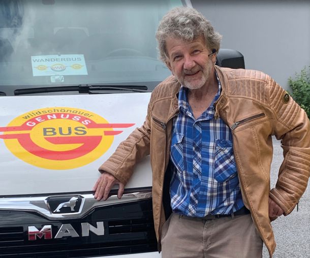 Bartl Stadler vom WiWi-Mitgliedsbetrieb Wildschönauer Verkehrsbetrieb